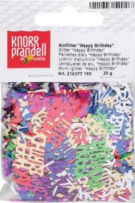 Immagine prodotto di 5XKNORR prandell 216377190 Aluflitter Birthday