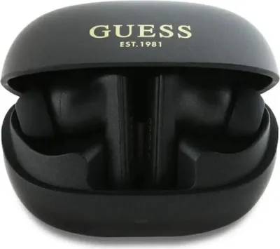 Zdjęcie produktu dla Guess słuchawki Bluetooth GUTWST88MCTGK  TWS + stacja dokująca czarny/black Capsule Printed Logo