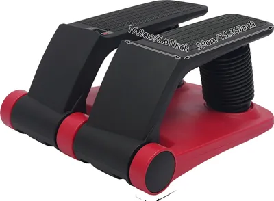 Obrázek produktu pro Twist stepper, nastavitelný odpor, kompaktní design, červená barva