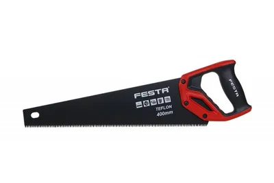 Produktbild von Fuchsschwanz 400mm mit dreifach geschliffenen Zähnen und Winkelmarkierung 45°/90°