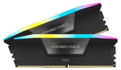 Image de DDR5  64GB PC 6000 CL30 CORSAIR KIT (2x32GB) VENGEANCE RGB B retail