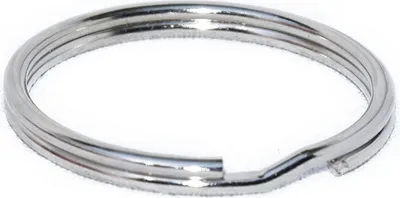Produktbild von Schlüsselring 100er Set aus gehärtetem Stahl sichere Schlüssel  kraftvoll 30mm