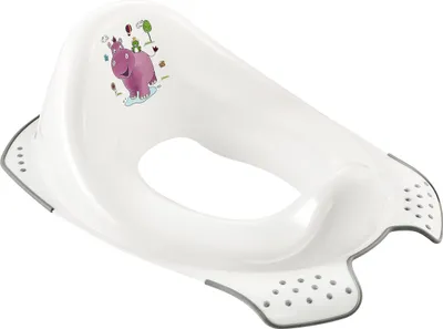 Produktbild von keeeper Hippo Kinder-Toilettensitz, Ab ca. 18 Monate bis ca. 4 Jahre, Anti-Rutsch-Funktion, Ewa, Weiß, 1 Stück