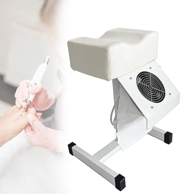 Productafbeelding van Mobiele pedicurekruk met afzuiging, in hoogte verstelbaar van 48 tot 80 cm