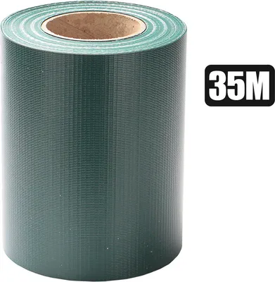 Produktbild von Jayseuw Sichtschutzstreifen PVC Doppelstabmatten Zaun Windschutz 35m x 19 cm Grün
