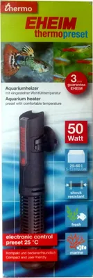 Obrázek produktu pro Akvarijní ohřívač EHEIM thermopreset 50 W, elektronicky řízená přednastavená teplota