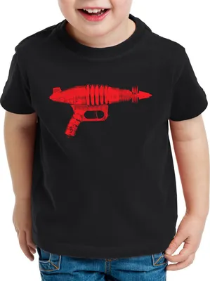 Produktbild von style3 Sheldon Space Gun Kinder T-Shirt