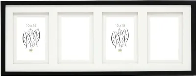 Immagine prodotto di Deknudt S65KK2 Cornice da galleria nera doppio passe-partout 4x10x15 cm