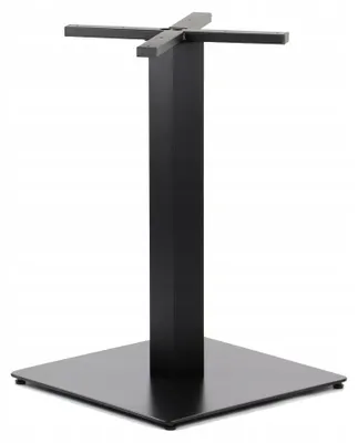 Immagine prodotto di Base per tavolo in metallo SH-5002-6, per ufficio, hotel, ristorante, dimensioni 50x50x73 cm, nero