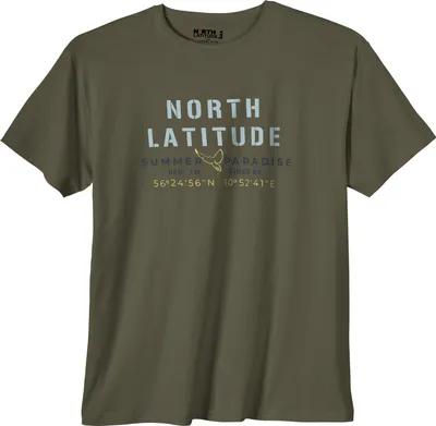 Produktbild von North Latitude XXL T-Shirt oliv Logoprint