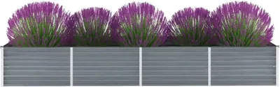Produktbild von (Robust Möbel) Garten-Hochbeet Verzinkter Stahl 320x80x45cm Grau - CL286313 - Beete