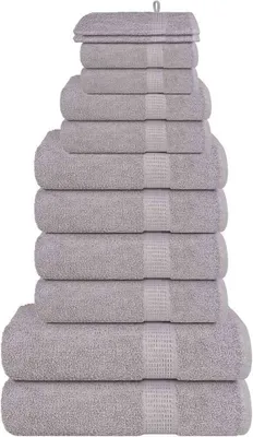 Produktbild von 12-tlg. Handtuch-Set FROGN Grau 360 g/m²