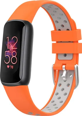 Produktbild von imoshion Pr2195 für Fitbit Luxe - Orange & Grey