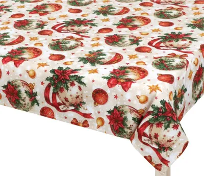 Produktbild von Tischtuch CHRISTMAS - 70x70 cm - Rot,Gold