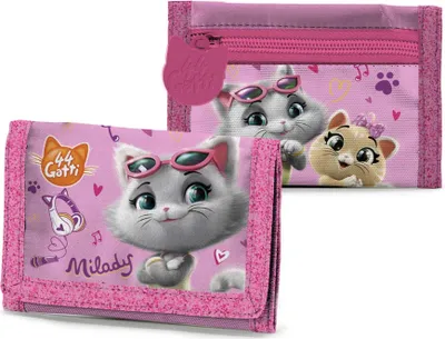 Produktbild von 44 Cats Brieftasche für Kinder – Niedliche Geldbörse im Katzen-Design für Alltag