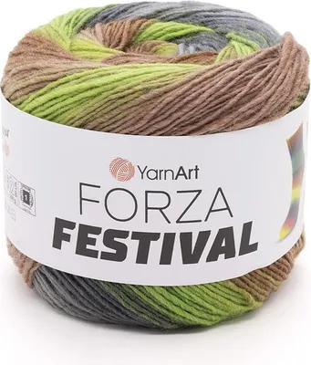 Obrázek produktu pro YarnArt Forza Festiwal ponožková příze 75 % vlna, 25 % polyamid, 420 m/100 g, vícebarevná, superjemná