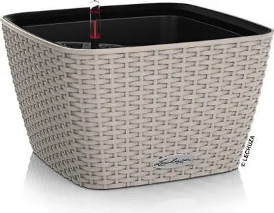 Obrázek produktu pro Lechuza Samozavlažovací květináč Bacino Cottage, průměr 27 cm, pískově hnědá