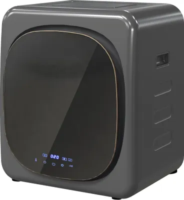 Produktbild von Wäschetrockner mit UV-Desinfektion, kompakte Bauweise, 4 kg Kapazität, Edelstahl, Grau