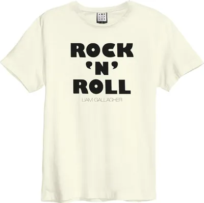 Produktbild von Amplified - "Rock N Roll" T-Shirt für Herren/Damen Uni GD1135 (3XL) (Altweiß)