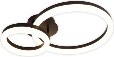 Obrázek produktu pro Stropní svítidlo LED, černé, stmívatelné, D 53 cm