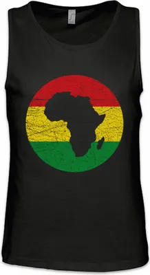 Produktbild von Urban Backwoods Zion Africa Circle, Ärmelloses T-Shirt, Farbe: Schwarz, Größe: 4XL
