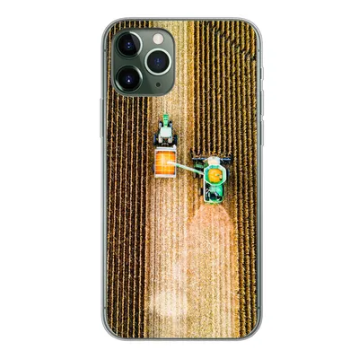 Produktbild von MuchoWow® Handyhülle Schutzhülle Hülle für iPhone 11 Pro Traktor - Feld - Land - Bauernhof - Ernte Silikon Softcase Handy Hülle - Handy
