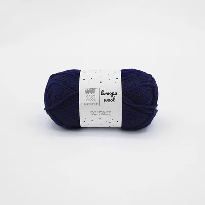 Produktbild von Gabo Kroopa Wolle 0936 Atrament - Edles Norwegisches Garn für Strickprojekte