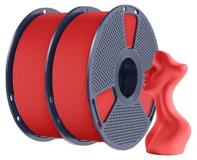 Obrázok produktu pre Filament pre 3D tlač, vysoká rýchlosť, matný povrch, červená farba