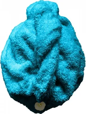 Produktbild von Schnelltrocknender Frottee-Haarturban, türkis