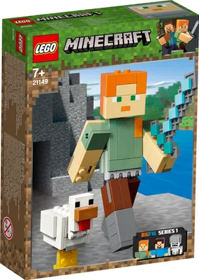 Produktbild von LEGO® Minecraft™ Minecraft™-BigFig Alex mit Huhn, 21149