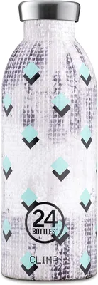 Image de Gourde isolée 'Clima Bottle Print' en acier inoxydable 500 ML, Couleur:Blocks