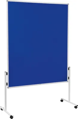 Produktbild von Moderačná tabuľa plstená 150x120 cm ECONOMY modrá neskl.
