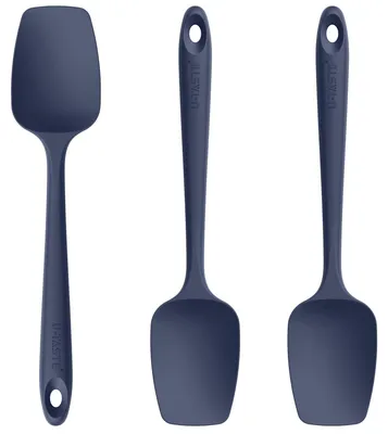 Image de Solidchoice - Ensemble de 3 spatules en silicone pour la cuisine et la pâtisserie