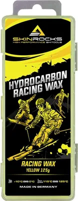 Immagine prodotto di SkinRocks Hydrocarbon Racing Wax Sci di Fondo Snowboard Cera Professionale Giallo 125g