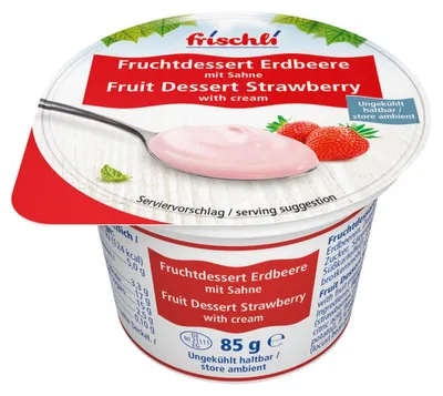 Image de Frischli Dessert aux fruits fraise sans 85g