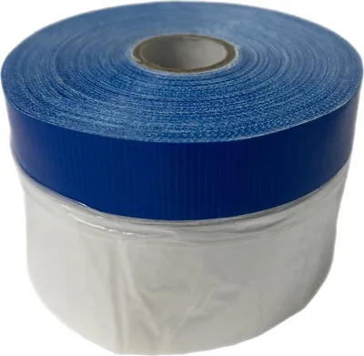Obrázok produktu pre 1 rolka ochrannej fólie 550mmx20m maskovacia fólia lepiaca páska textilná maskovacia páska