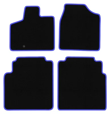 Obrázok produktu pre Velúrové autokoberce pre: Dodge Caravan IV 2008-2016 minivan čierno-modré