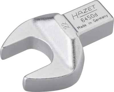 Produktbild von Hazet Einsteck-Maulschlüssel 6450D-22 - Einsteck-Vierkant 14 x 18 mm - Außen-Sechskant | 6450D-22