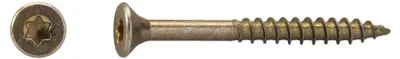 Produktbild von Dresselhaus, JD-79 Spanplattenschrauben mit, I-Stern, Senkkopf, Vollgewinde, und Fräsrippen unter dem Kopf - Größe: 5 x 20 x 20 mm - Menge: 1000 Stück