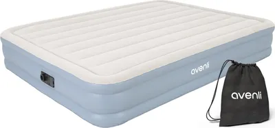Produktbild von AVENLI Luftmatratze selbstaufblasend 2 Personen 203x152x33cm mit Elektropumpe Queen-Size
