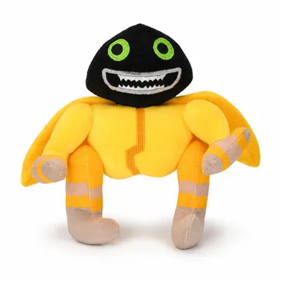 Image de Wiztex Peluche My Singing Monsters Wubbox, ailes jaunes, peluche jaune, 22 cm, animal en peluche, cadeau pour enfants, jouet en peluche