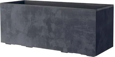 Produktbild von Deroma Pflanzkasten Millennium Kunststoff 99 cm Anthrazit mit Ablauflöchern