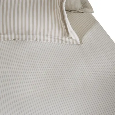 Obrázek produktu pro Yard - „Hebden“ napínací prostěradlo, bavlna, s pruhy RV3735 (190 cm x 90 cm) (přírodní)