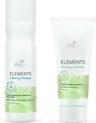 Produktbild von Wella Elements Calming Shampoo 250ml + Wella Elements Conditioner 200ml