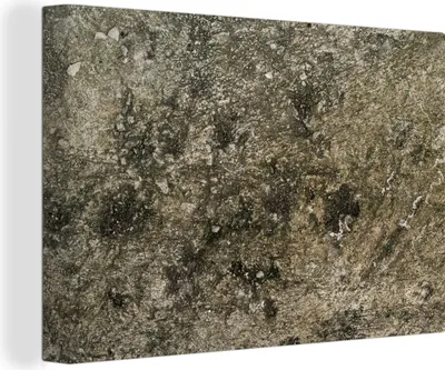 Produktbild von OneMillionCanvasses® - Leinwandbilder - 140x90 cm, Steine - Braun - Schiefer, Wandbilder Kunstdruck Wanddekoration - Foto auf Leinwand - Gemälde auf Holzrahmen