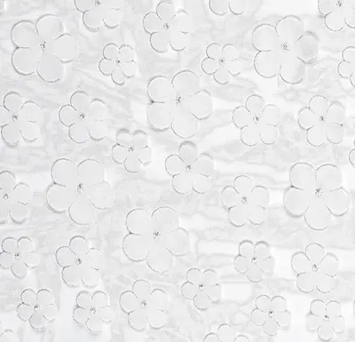 Produktbild von Blumenläufer, weiß, 26 x 500 cm