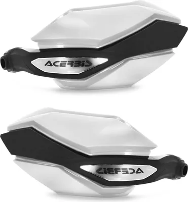 Produktbild von ACERBIS geschlossene Handprotektoren weiß/schwarz Argon