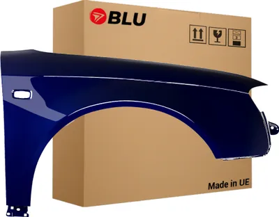 Zdjęcie produktu dla BLU Błotnik pasujący do Audi A4 B7 LZ5J Prawy Niebieski MoroBlau | 2004-2008 | Przedni Przód | Lakierowany | Gotowy do montażu  | Stal