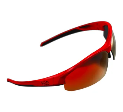 Produktbild von BBB Impress Gloss Red Finish Fahrradbrille