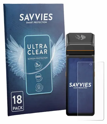 Produktbild von 18x Für Brainsport myPAD Schutzfolie Savvies Displayschutz Display Schutz Folie Klar Transparent